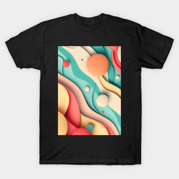 Color Swirl Harmony T-Shirt by star trek fanart and more